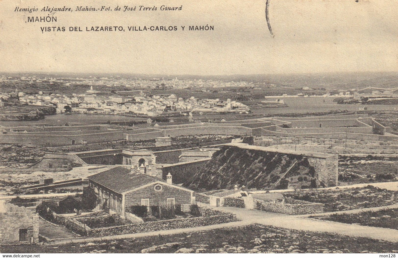 ESPAGNE - MINORQUE / MENORCA - MAHON - VISTA DEL LAZARETO, VILLA CARLOS Y MAHON - Menorca