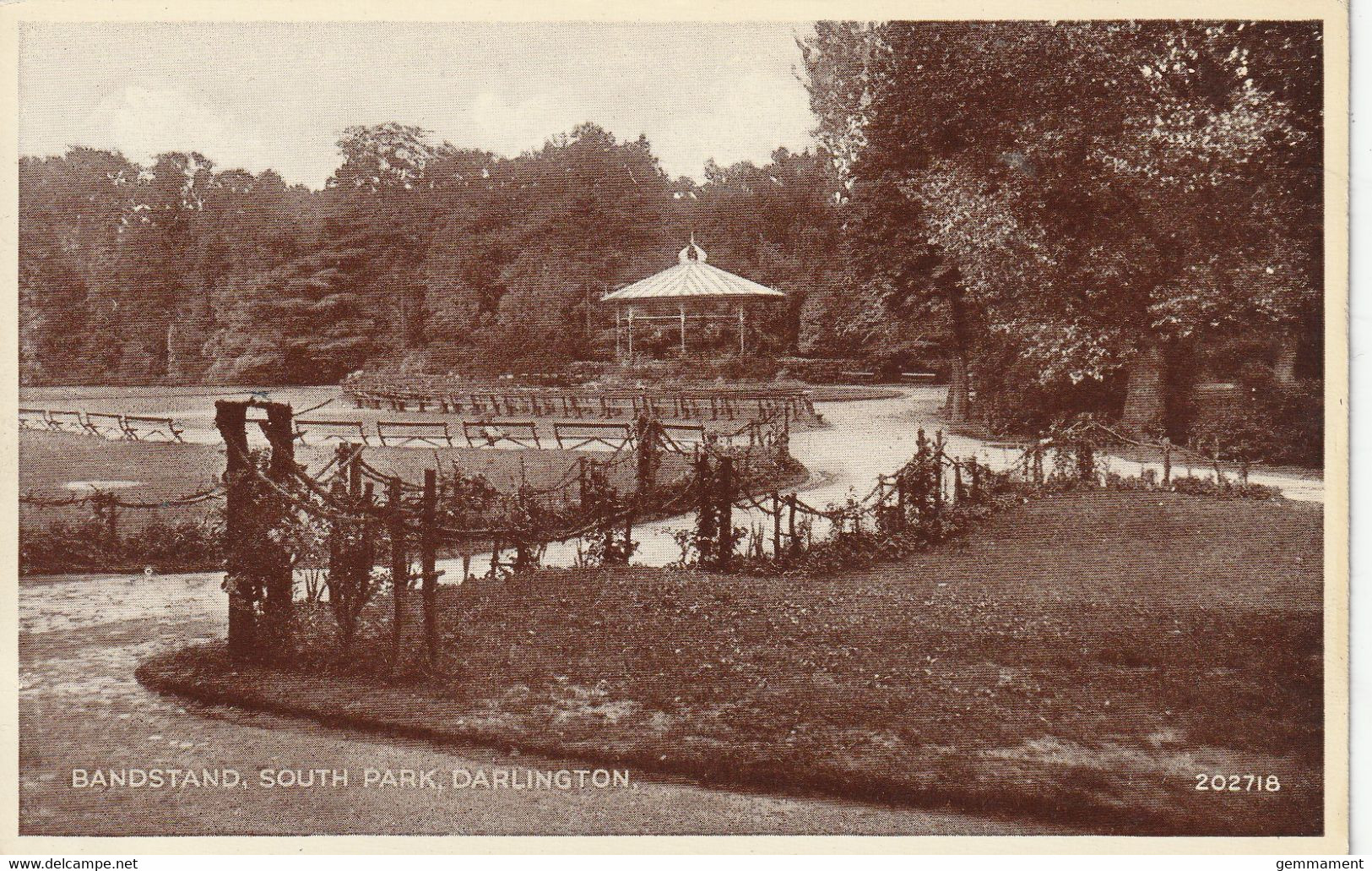 DARLINGTON -  BANDSTAND, SOUTH PARK - Darlington