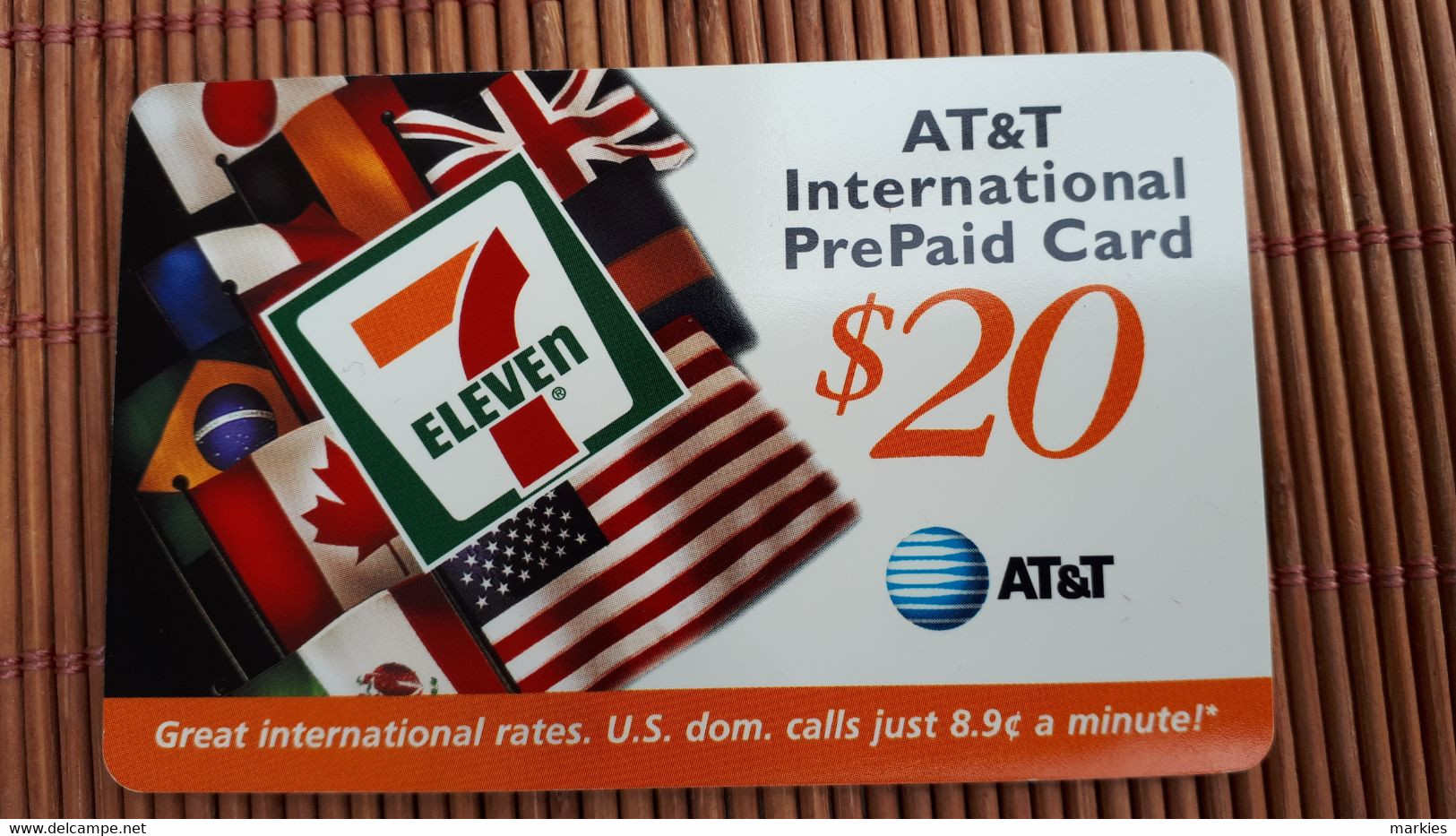 AT& T Prepaidcard 20 $ Used  Rare - AT&T