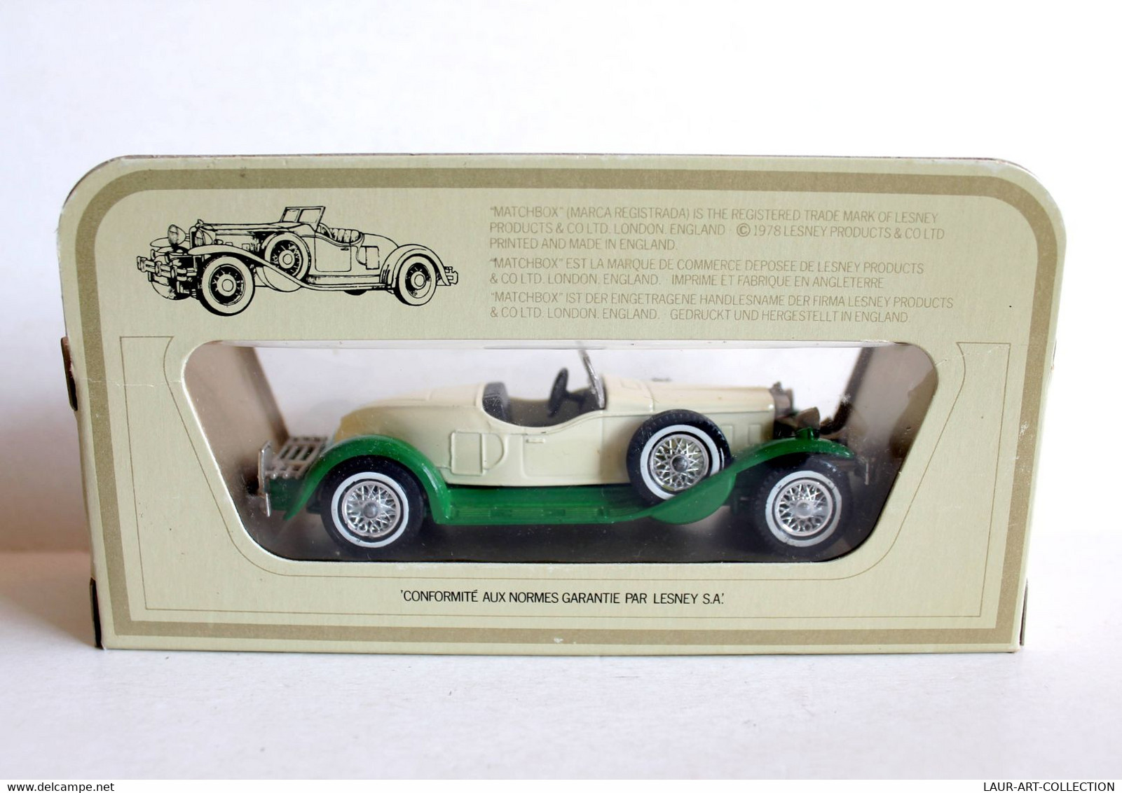 MATCHBOX, MODELS OF YESTERYEAR - Y-14 STUTZ BEARCAT 1931, MINIATURE 1/44 VOITURE - MODELE REDUIT DE COLLECTION (2502.68) - Matchbox