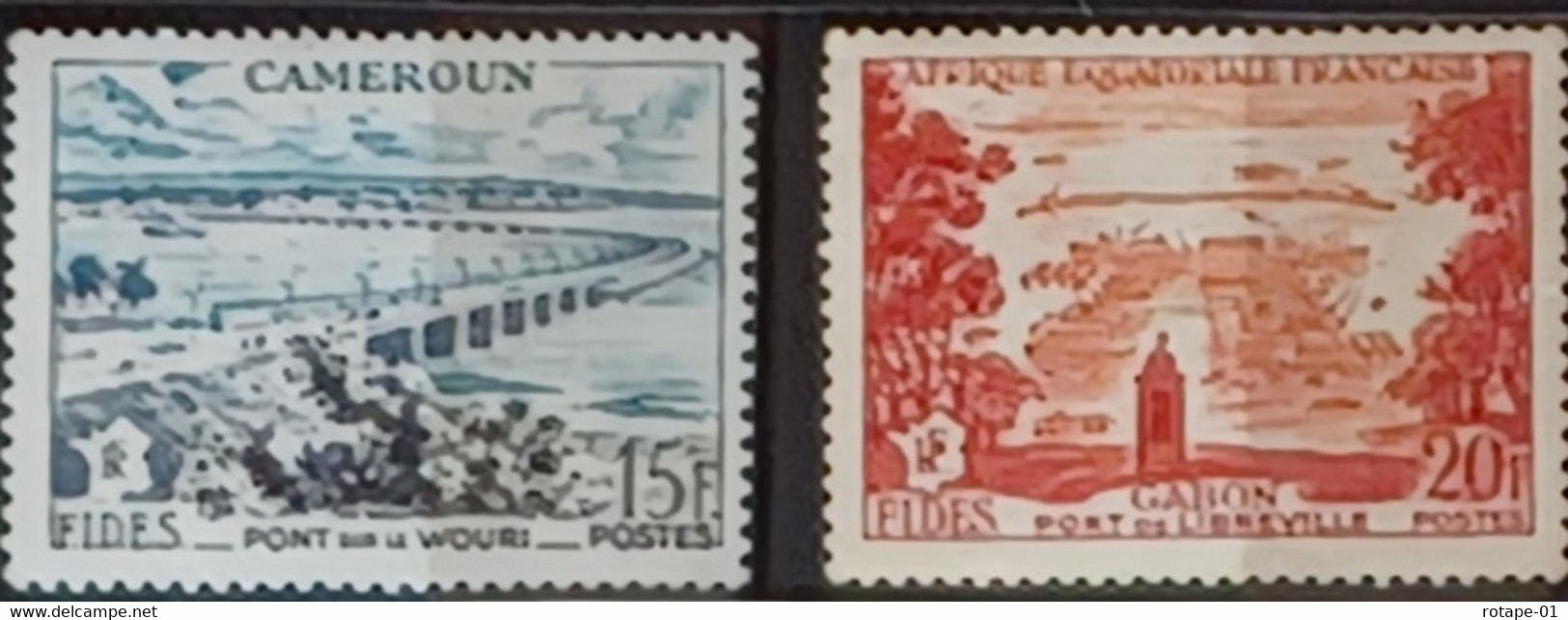 FIDES  1956,  YT N°AEF235,  CA301  *,  Cote YT 3,25€ - 1956 F.I.D.E.S.