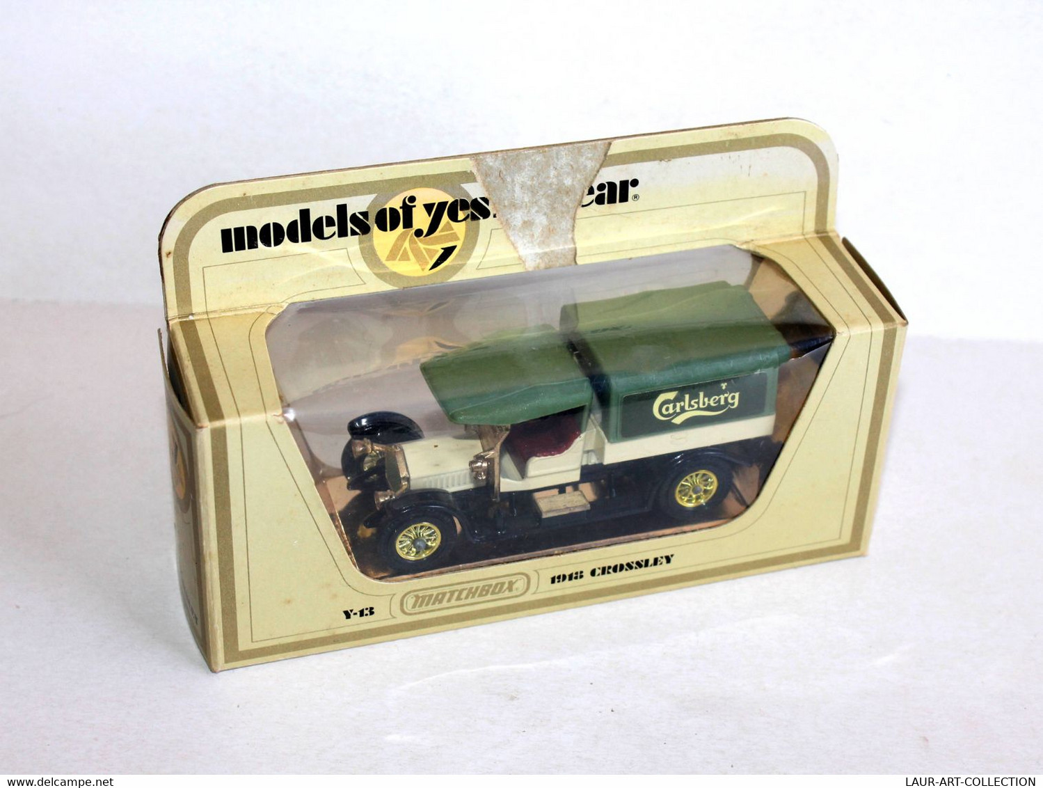 MATCHBOX, MODELS OF YESTERYEAR - Y-13 CROSSLEY 1918 / CARLSBERG - MINIATURE 1/47 - MODELE REDUIT DE COLLECTION (2502.70) - Matchbox