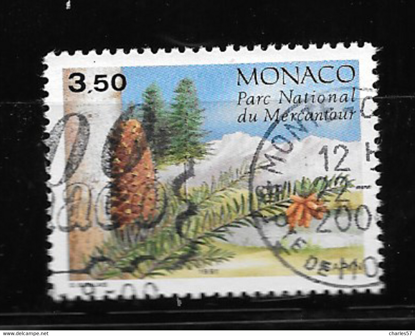 Monaco: N°1800 Abies Alba Mill ( Joli Cachet Rond) - Oblitérés