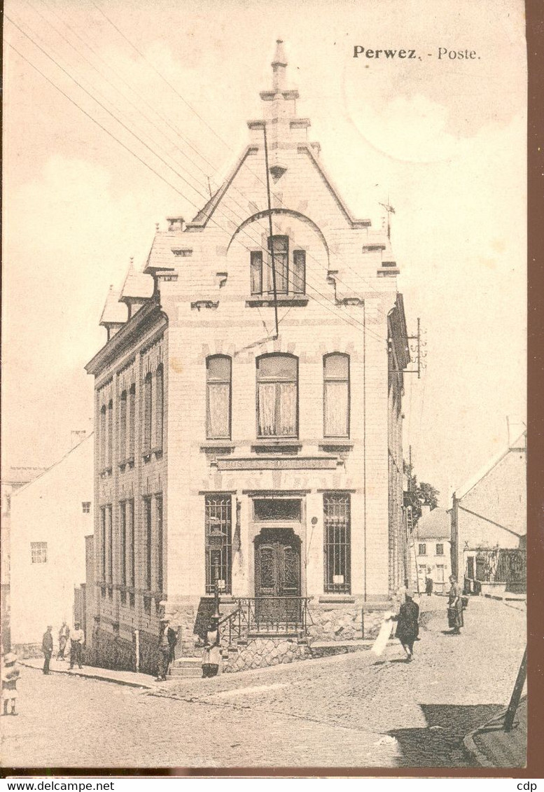 Cpa Perwez   Poste  1920 - Perwez