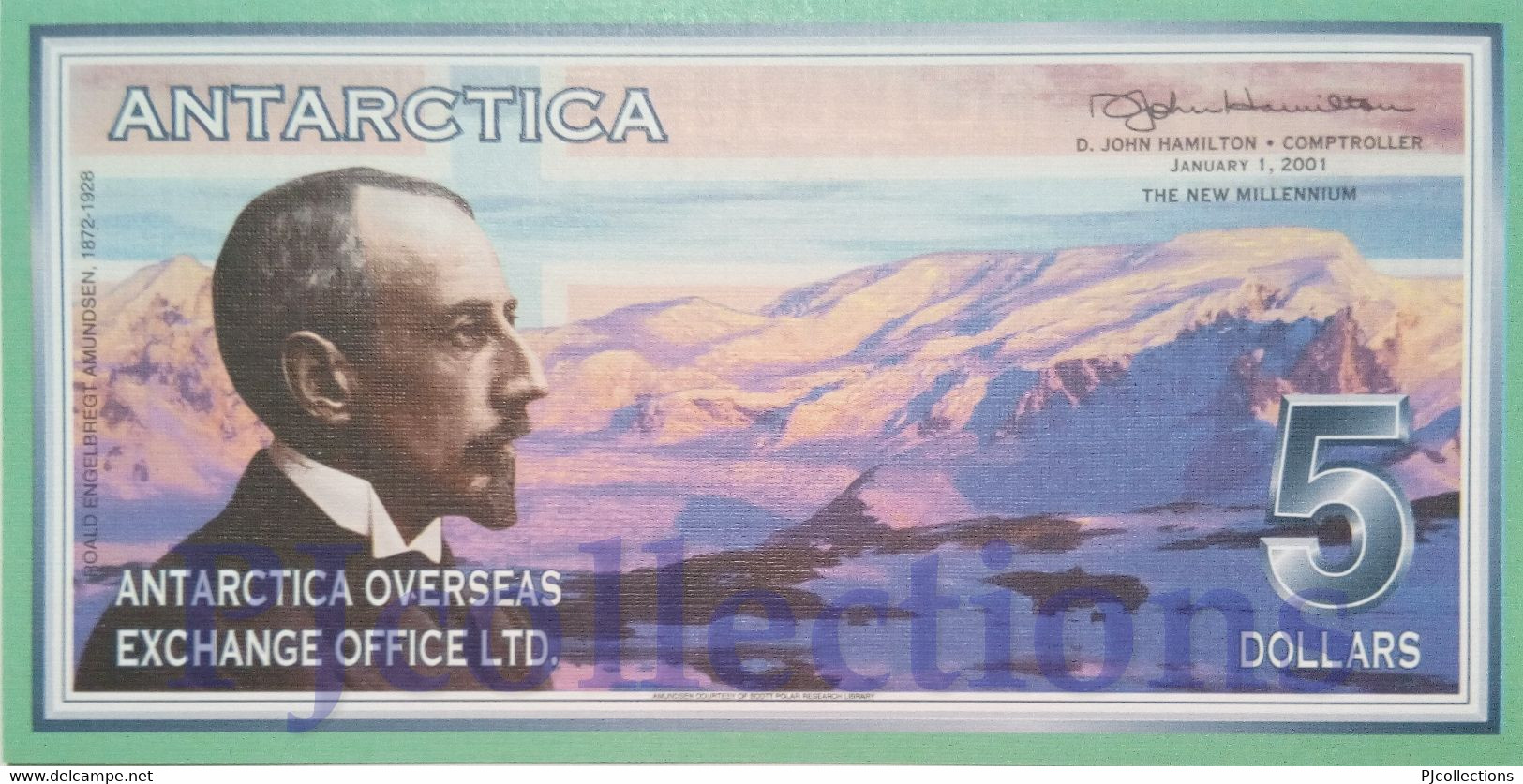 ANTARCTICA 5 DOLLARS 2001 PICK NL UNC - Autres - Amérique