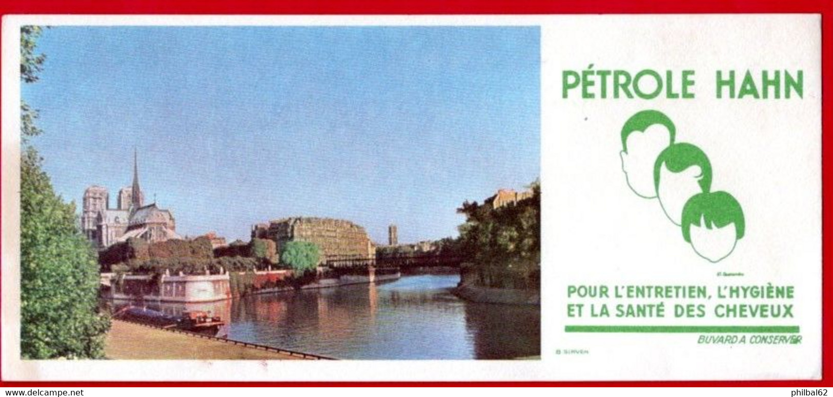 Buvard Pétrole Hahn. Vue De Paris. Notre Dame De Paris. - Perfume & Beauty