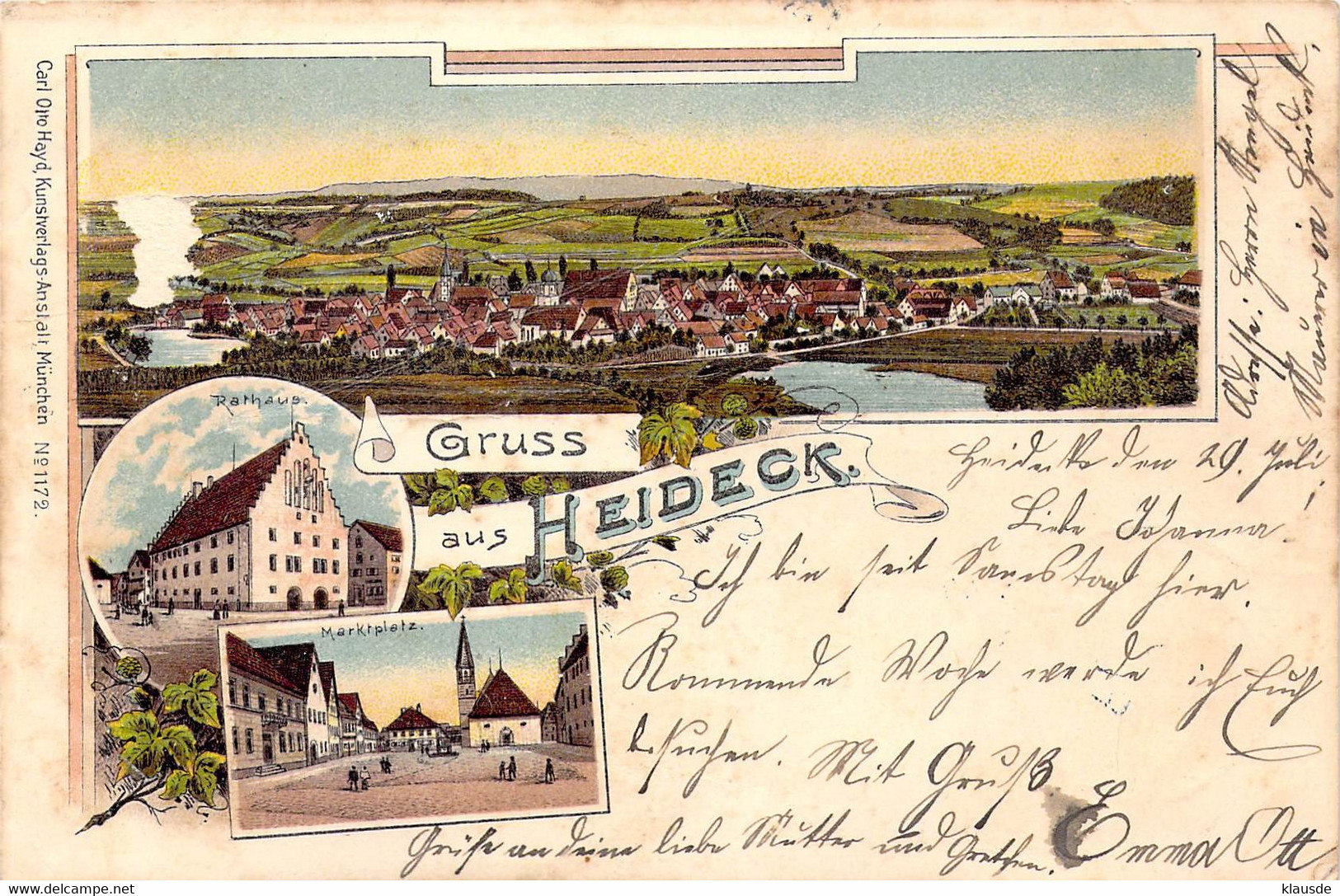 Gruß Aus Heydeck - Mehrbild AKS 1900 - Schwabach