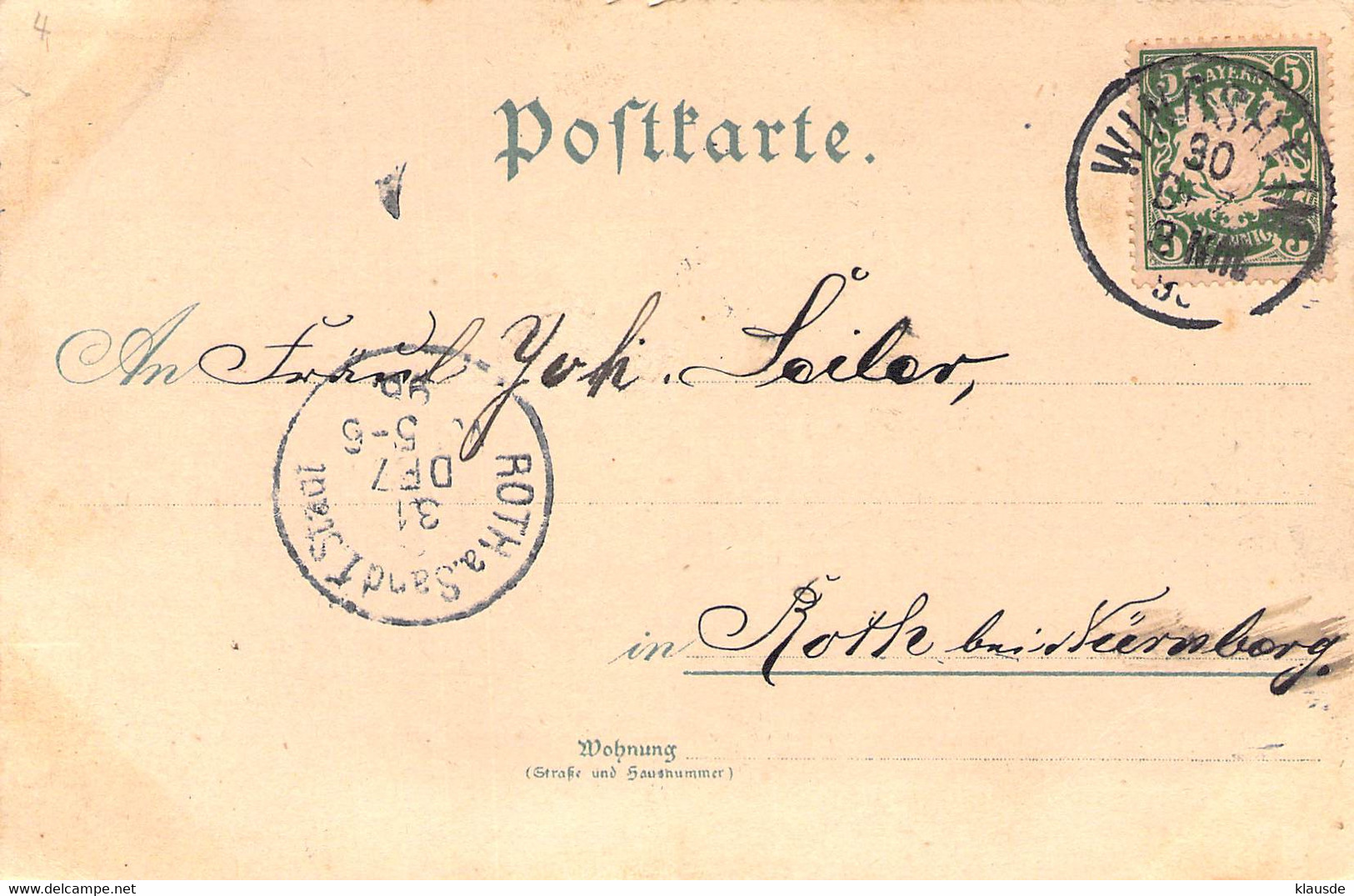 Gruß Aus Windsheim - Mehrbild AKS 1896 - Bad Windsheim