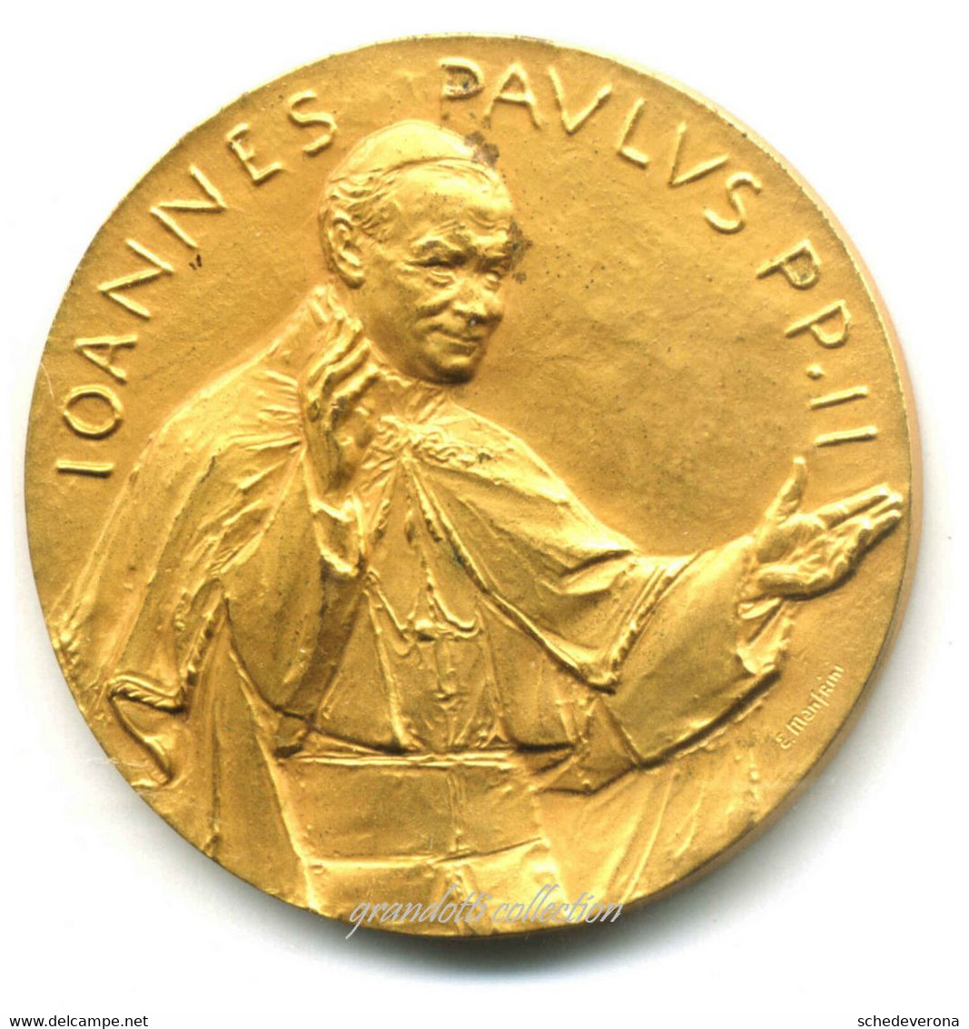 GIOVANNI PAOLO II° VIAGGIO POLONIA 1987 MEDAGLIA STRAORDINARIA - Firma's