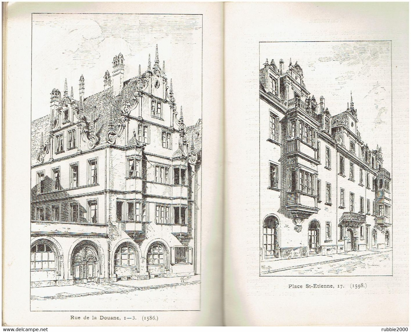 GUIDE ILLUSTRE DE LA VILLE DE STRASBOURG ET DE LA CATHEDRALE 1896 PAR JULIUS EUTING - Alsace