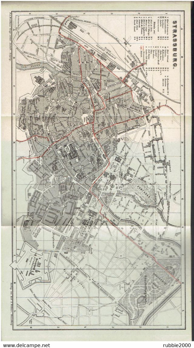 GUIDE ILLUSTRE DE LA VILLE DE STRASBOURG ET DE LA CATHEDRALE 1896 PAR JULIUS EUTING - Alsace