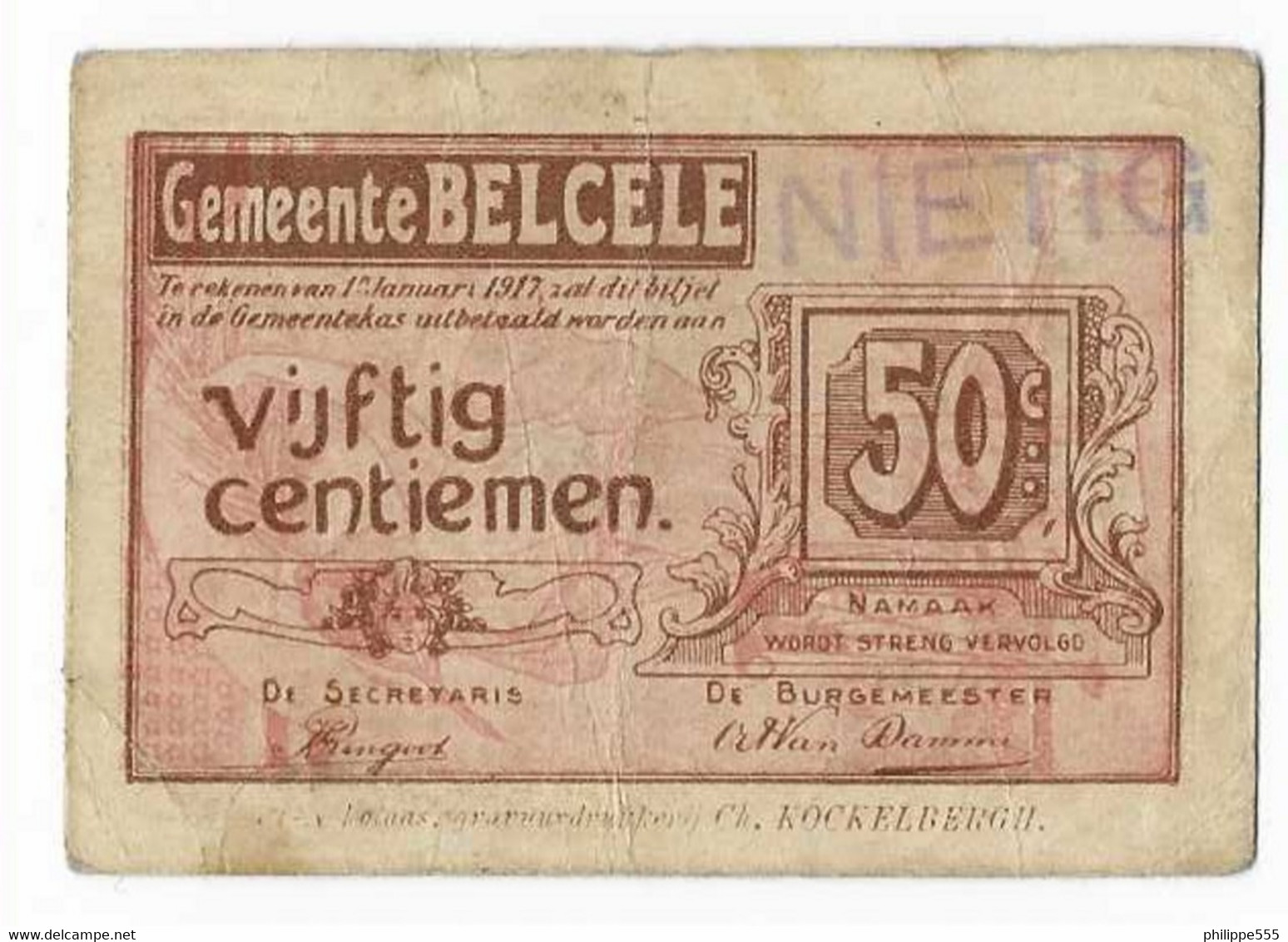 50 Centiemen Belcele - Andere & Zonder Classificatie