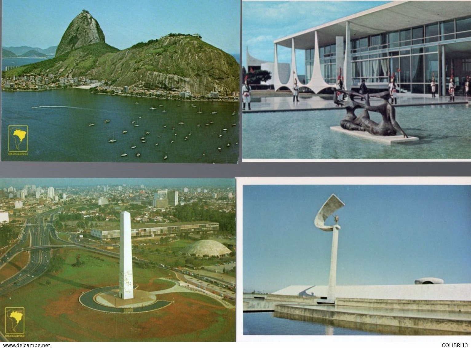 LOT DE 15 CP VIERGES Du BRESIL BRASILIA RIO DE JANEIRO SAO POLO OURO PRETO IGUACU - Brasilia