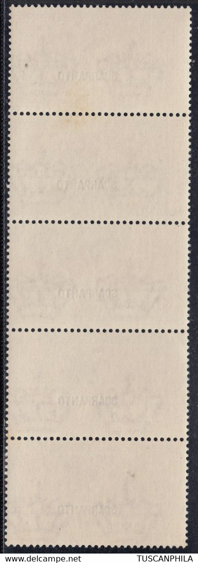 1932 Giuseppe Garibaldi 5 Val. Sass. 22 MNH** Cv 700 - Ägäis (Scarpanto)