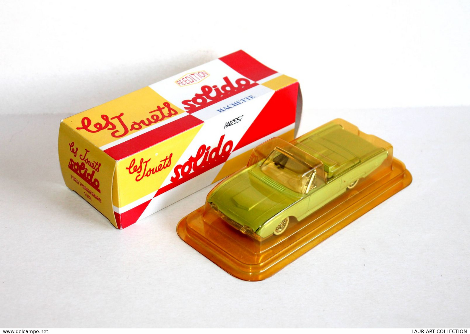 SOLIDO - FORD THUNDERBIRD 1963 - MINIATURE 1/43 VOITURE AUTOMOBILE MODELE REDUIT - ANCIEN VEHICULE COLLECTION  (2502.79) - Solido