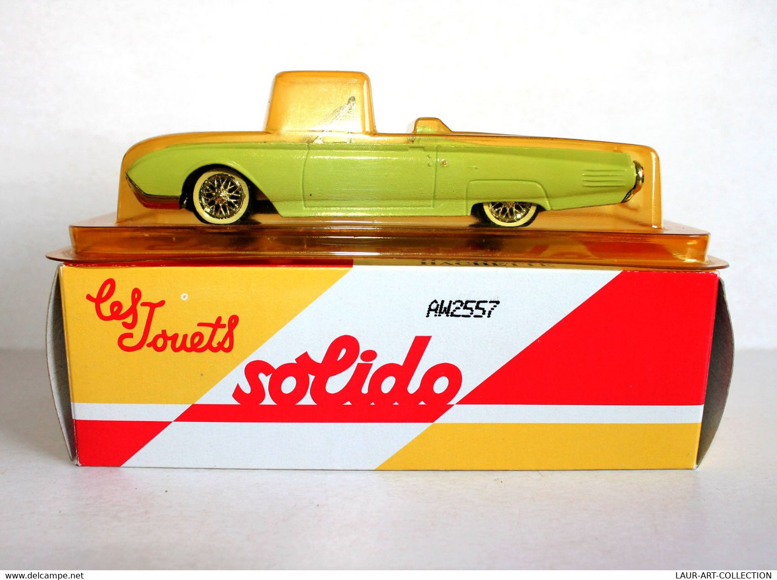 SOLIDO - FORD THUNDERBIRD 1963 - MINIATURE 1/43 VOITURE AUTOMOBILE MODELE REDUIT - ANCIEN VEHICULE COLLECTION  (2502.79) - Solido