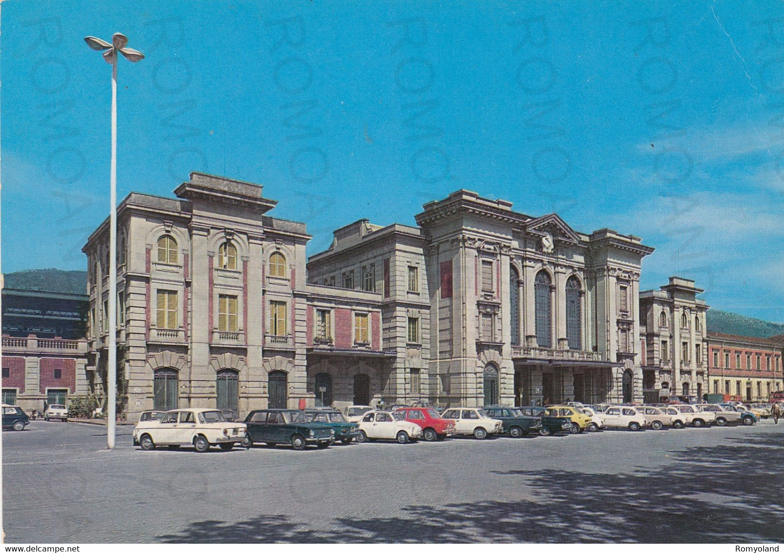 CARTOLINA  PRATO,TOSCANA-STAZIONE CENTRALE-STORIA,MEMORIA,CULTURA,RELIGIONE,IMPERO ROMANO,BELLA ITALIA,VIAGGIATA 1986 - Prato