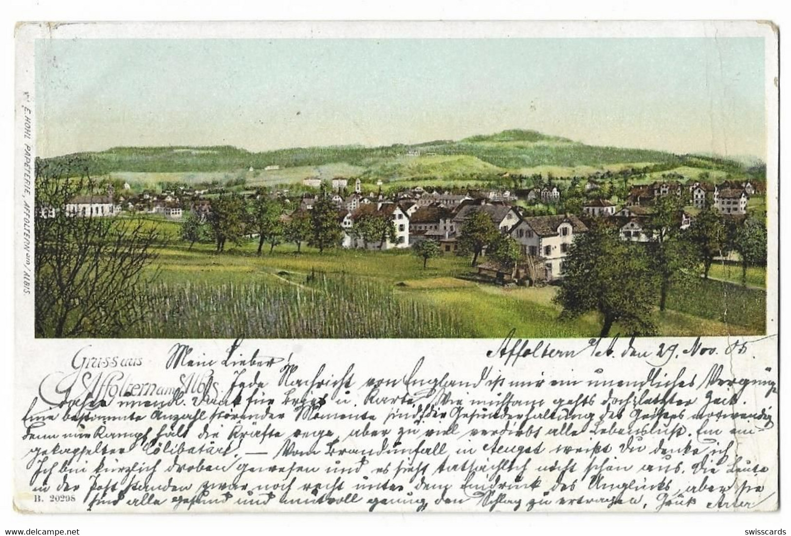 Gruss Aus AFFOLTERN A/Albis 1905 - Affoltern