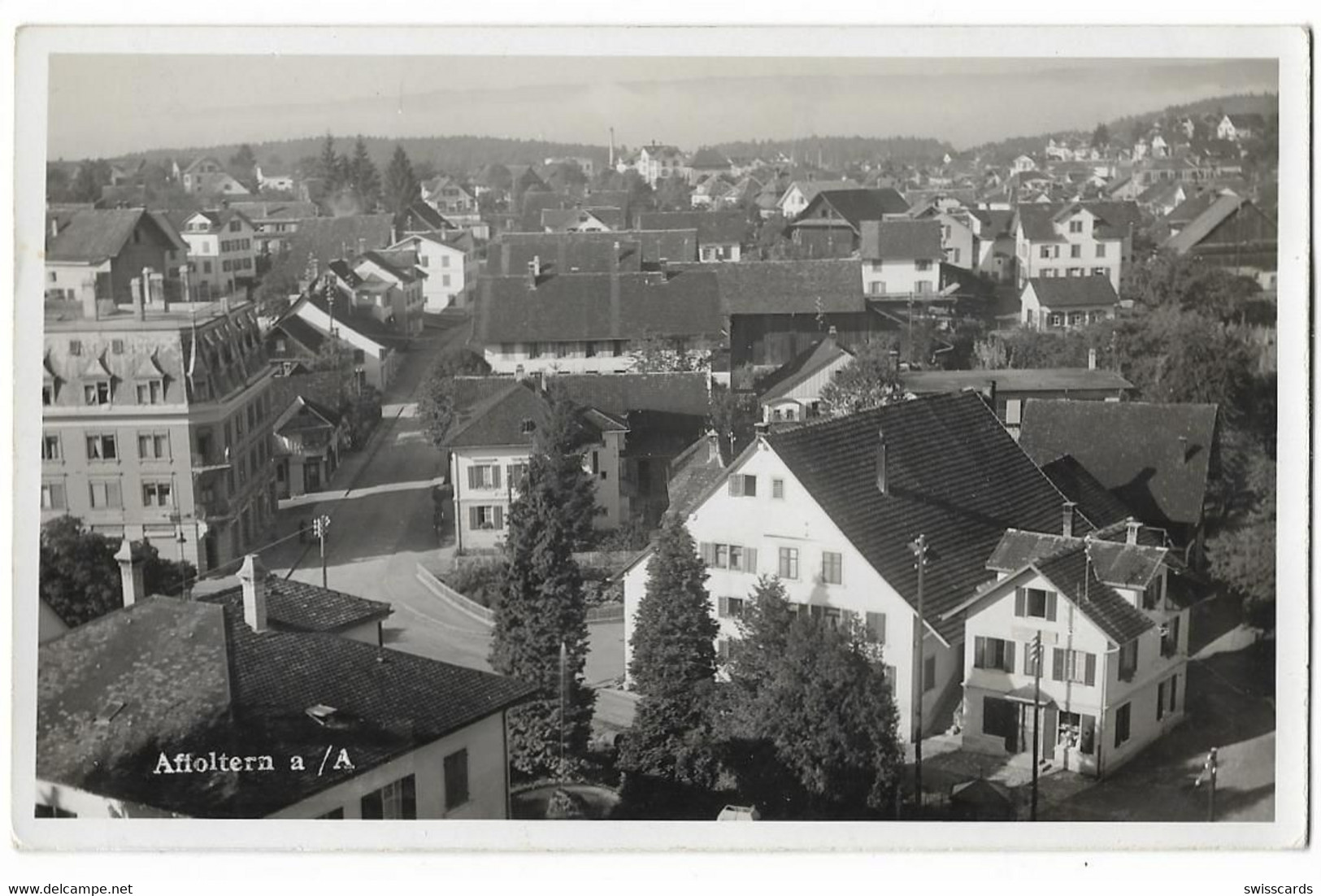 AFFOLTERN A/Albis: Quartieransicht ~1930 - Affoltern