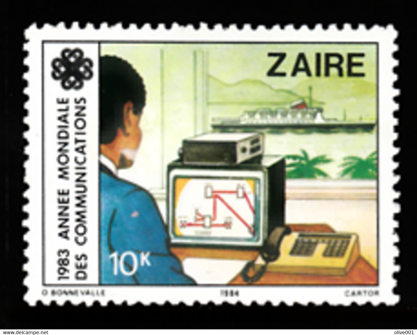 Tp De 1985 - Année Mondiale Des Communications - Y&T N° 1154 MH * Neuf Avec Charnière - Mint Hinged - Nuovi