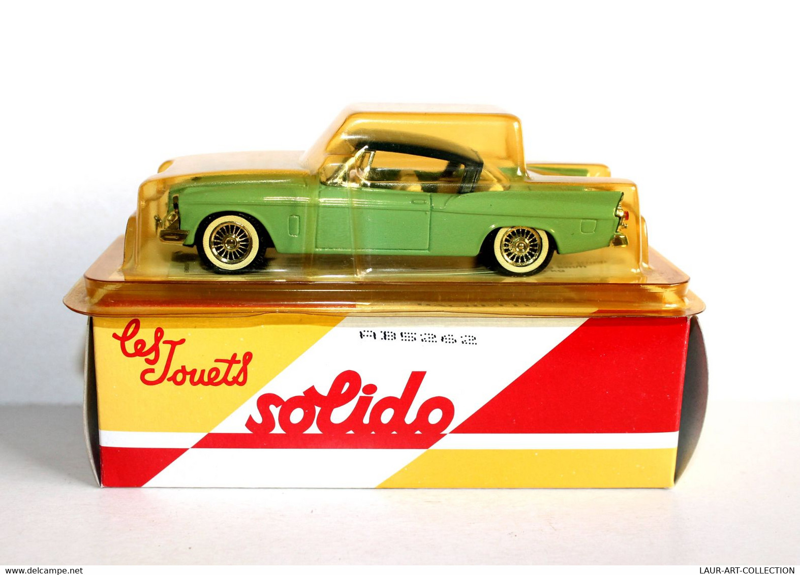 SOLIDO, STUDEBAKER SILVER HAWK 1957 MINIATURE 1/43 RARE AUTO A DECORER + STICKER - ANCIEN VEHICULE COLLECTION  (2502.88) - Solido