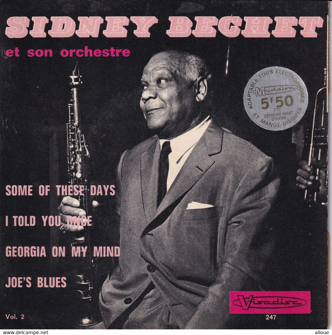 SIDNEY BECHET  - FR EP  - SOME OF THESE DAYS + 3 - Jazz