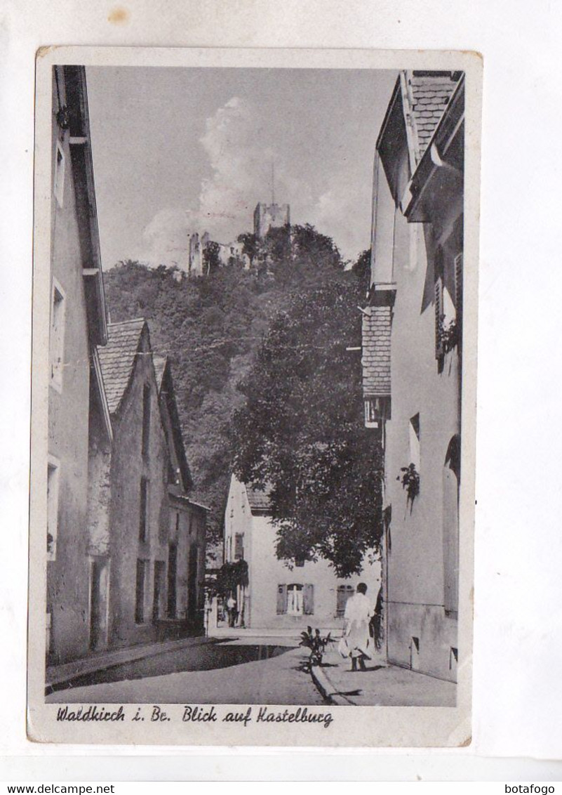 CPA WALDKIRCH I.BE BLICK AUF KASTELBURG - Waldkirch