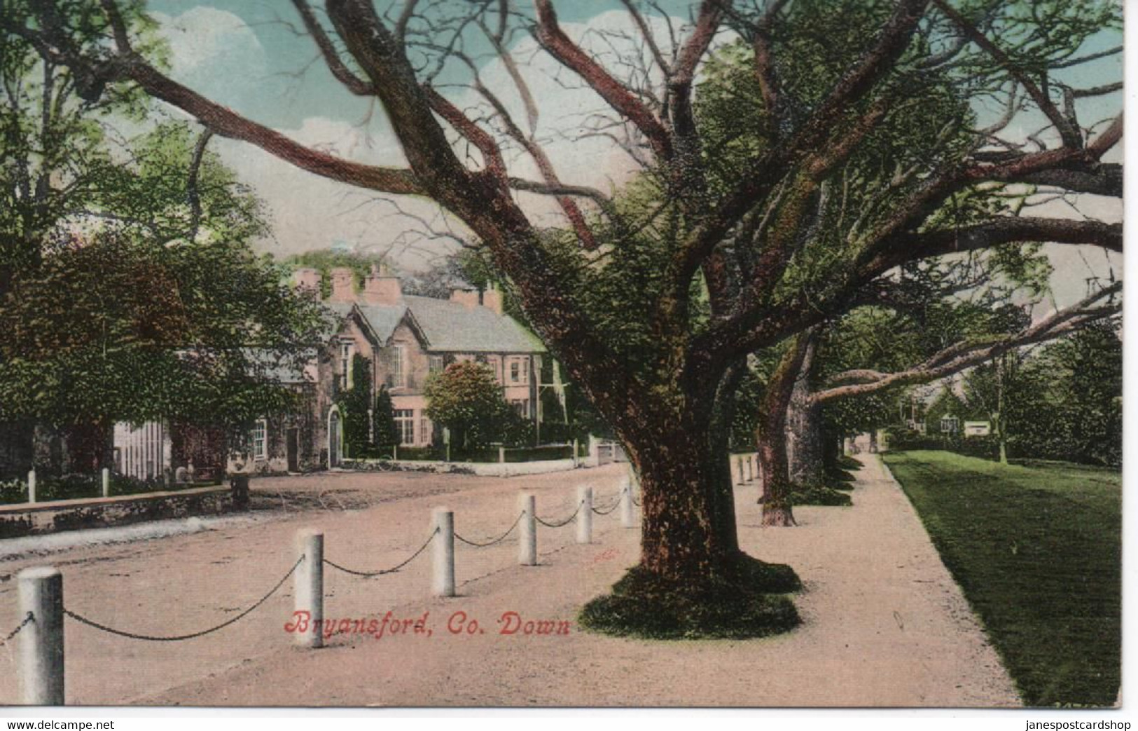 BRYANSFORD  - COUNTY DOWN - POSTALLY USED - 1906 - PUBLISHED BY VALENTINE - DUBLIN - Down