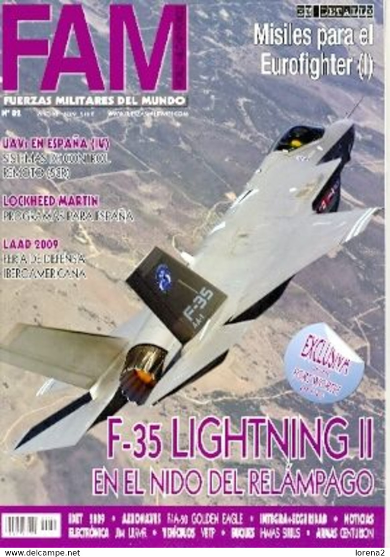 Revista Fuerzas Militares Del Mundo. Año 2009, Nº 82. Fmm-82 - Spagnolo