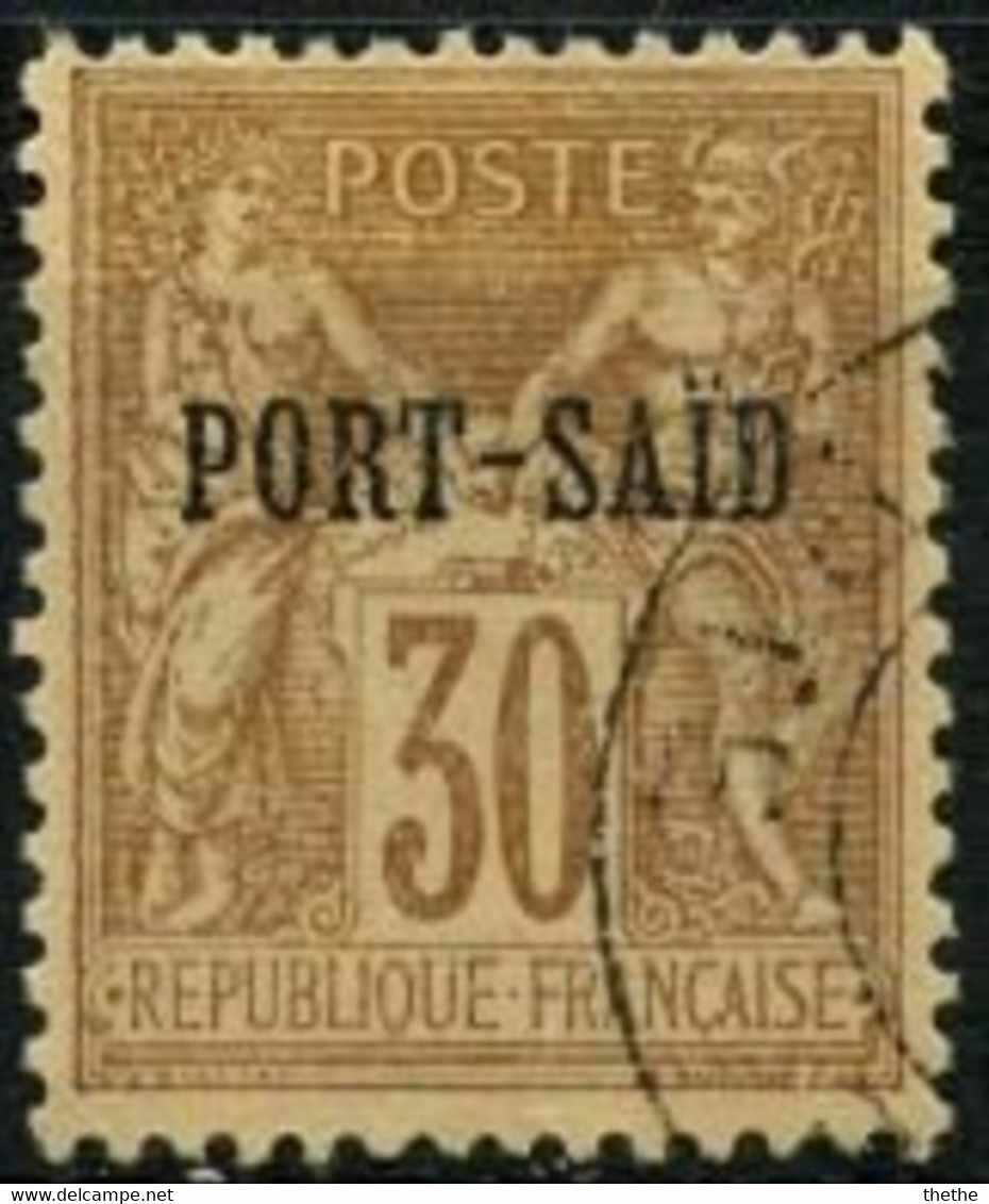 PORT- SAID - Type Sage  (Oblitération Toute Petite Coin Droit En Bas) - Used Stamps