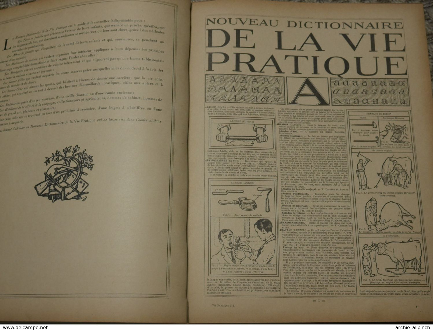 Nouveau Dictionnaire De La Vie Pratique - Librairie Hachette - 1923 - Encyclopedieën