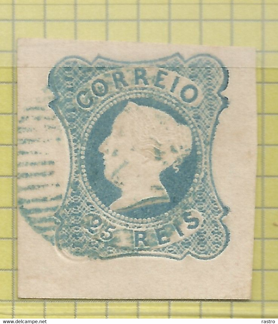 N° 2  (D. Maria II , 25 Reis Bleu  Clair)       O - Used Stamps