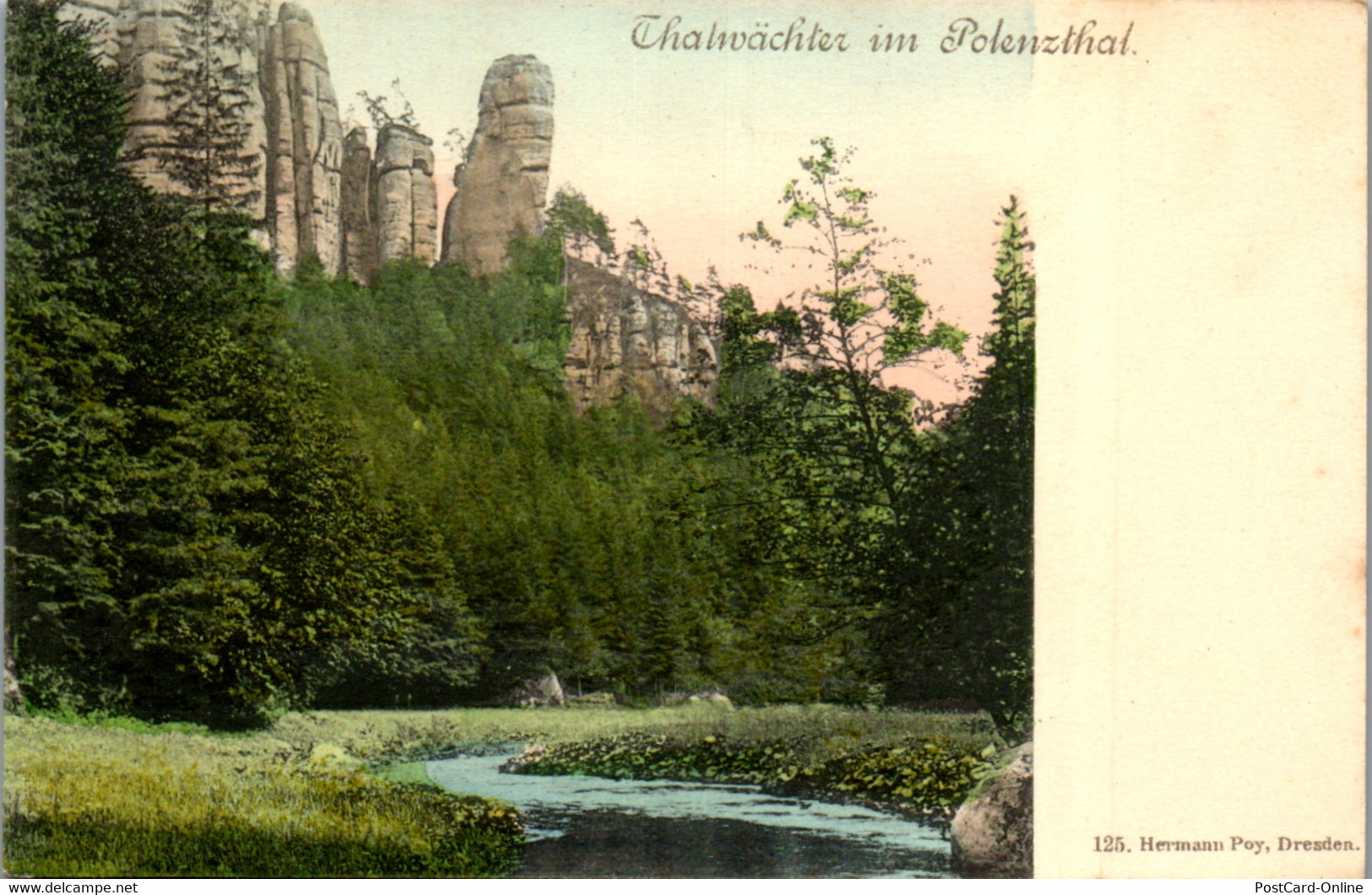 43043 - Deutschland - Polenzthal , Thalwächter , Polenztal , Talwächter - Nicht Gelaufen - Hohnstein (Saechs. Schweiz)