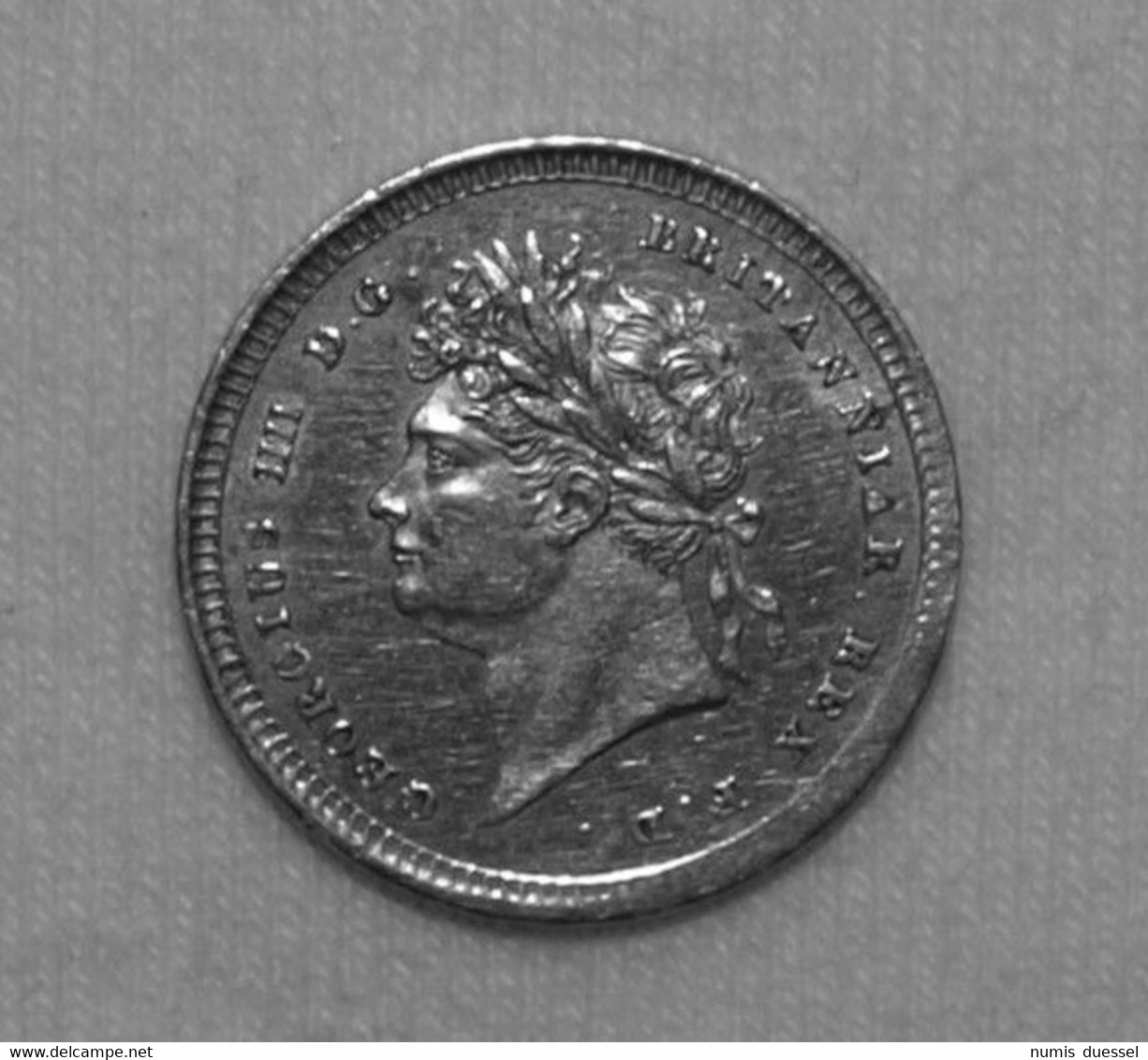 Silber/Silver Prooflike Maundy Großbritannien/Great Britain George IV, 1827, 2 Pence UNC - Maundy Sets  & Conmemorativas