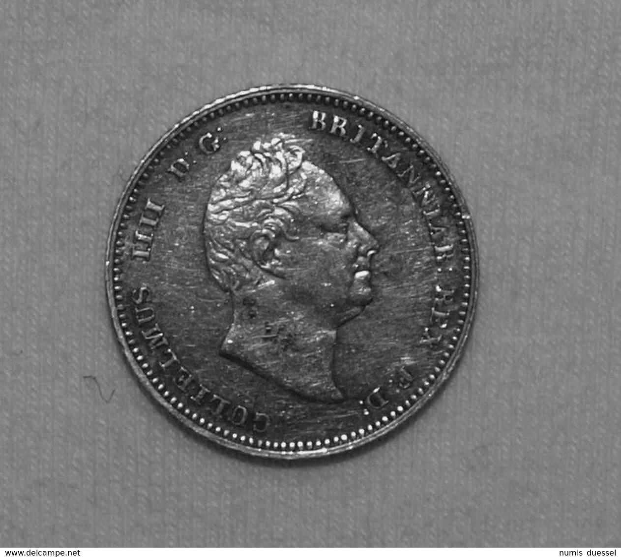 Silber/Silver Großbritannien/Great Britain William IV, 1836, 4 Pence VZ/XF - Andere & Zonder Classificatie