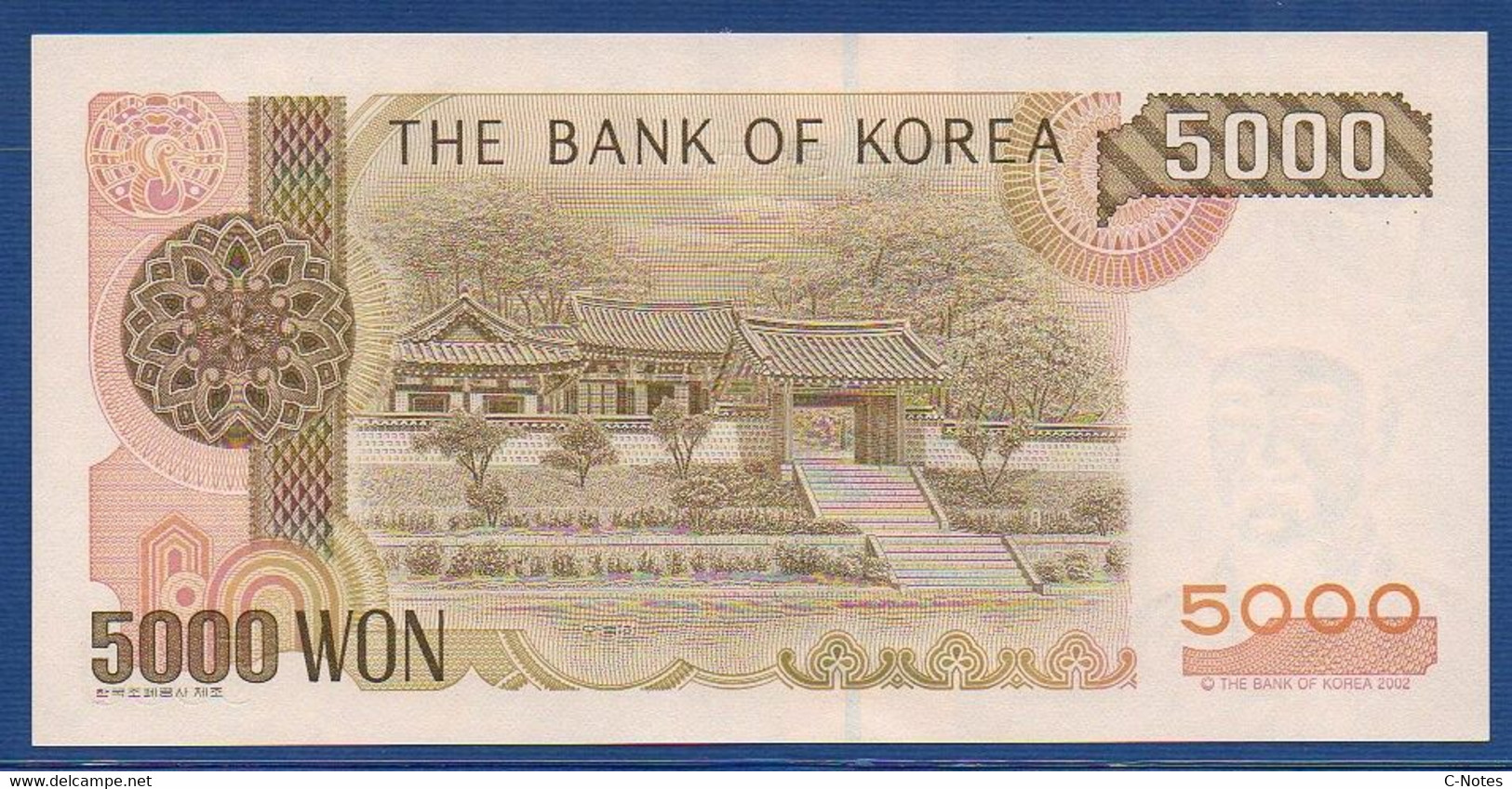 KOREA (SOUTH) - P.51 – 5000 Won ND (2002) UNC, Serie 0666739 - Korea (Süd-)