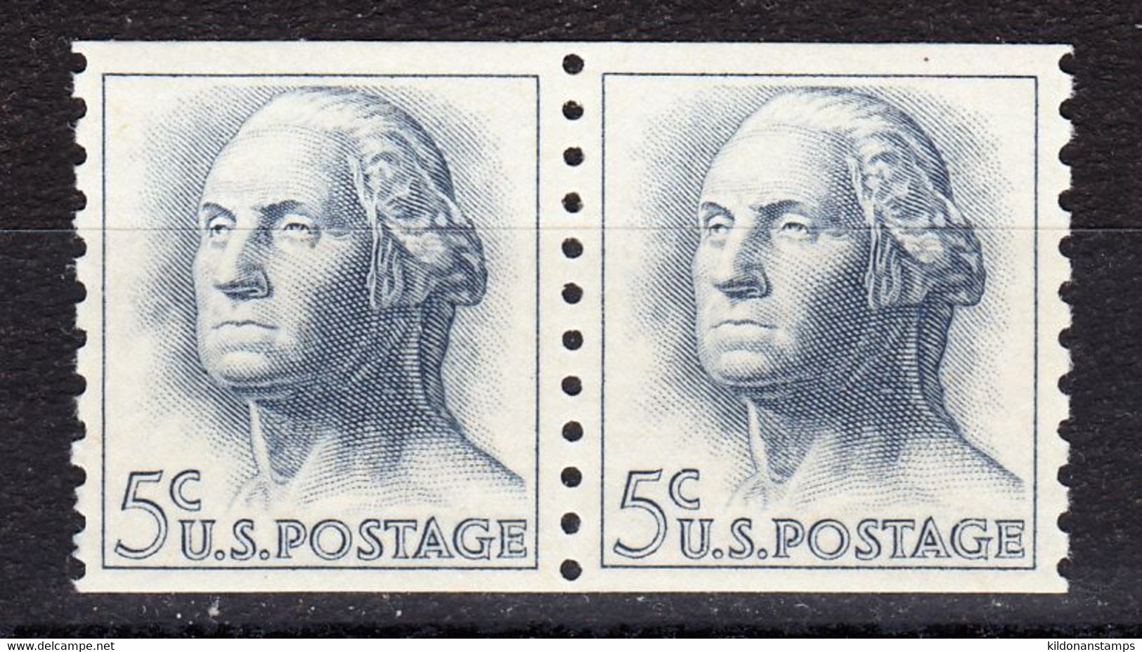 USA 1962-66 Mint Mounted, Coil Pair, Sc# 1229, SG - Rollenmarken