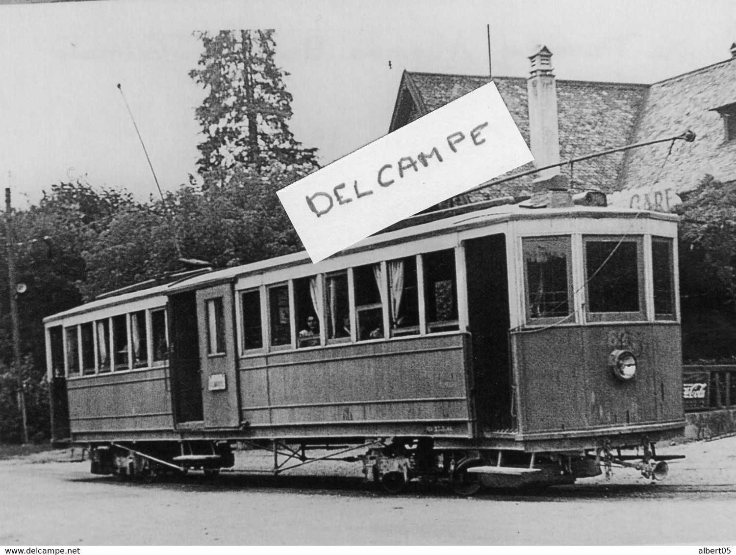 Le Tramway Allaman - Aubonne-Gimel - Une Rame En 1950 - Reproduction - Allaman