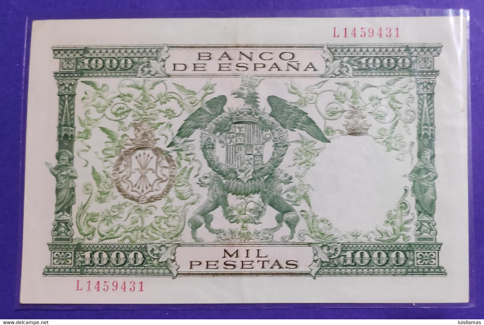 España 1957 Billete De 1000 Pesetas, Reyes Católicos, MBC - 1000 Pesetas