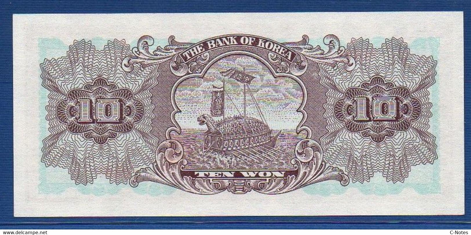 KOREA (SOUTH) - P.33e – 10 Won ND, UNC, Serie 266 - Corea Del Sur