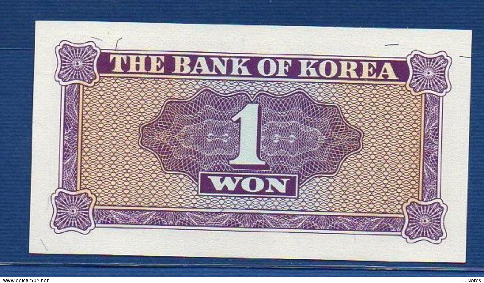 KOREA (SOUTH) - P.30 – 1 Won  (1962) UNC, Serie T4224444 Nice Serial Number - Korea, South