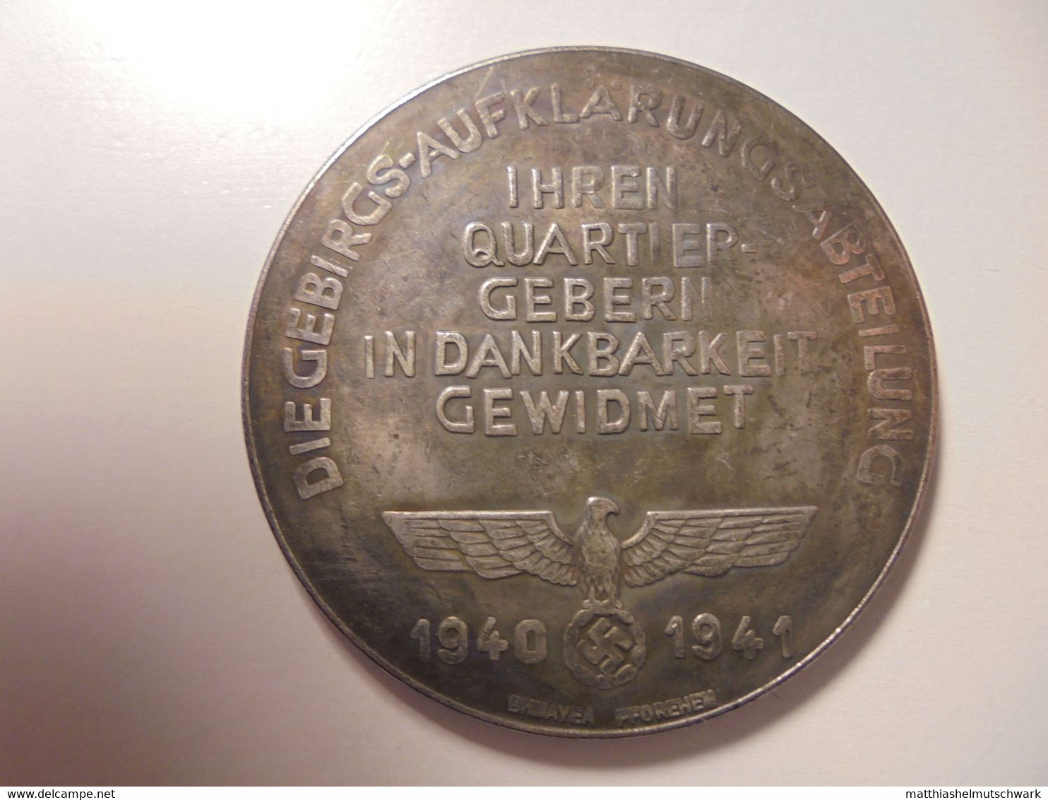 Medaille Gebirgs-Aufklärer - Deutsches Reich