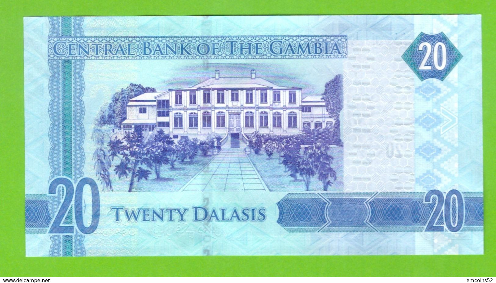 GAMBIA 20 DALASIS 2015  P-33  UNC - Gambia