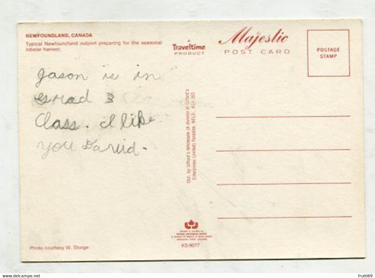 AK 119891 CANADA - Newfoundland - Typical Outport - Other & Unclassified