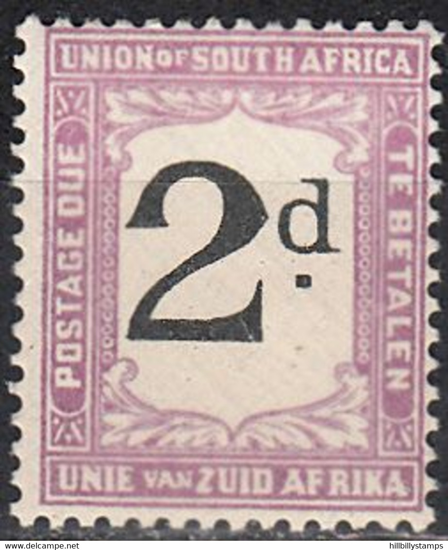 UNION OF SOUTH AFRICA  SCOTT NO J14  MINT HINGED   YEAR  1922 - Impuestos