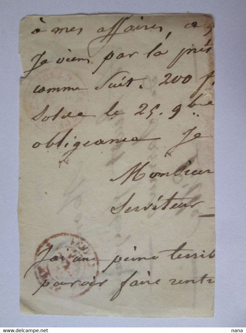 Switzerland/Suisse Lettre/letter Du 27 Sept 1850 Carouge-commune Ferney(France) - 1843-1852 Kantonalmarken Und Bundesmarken