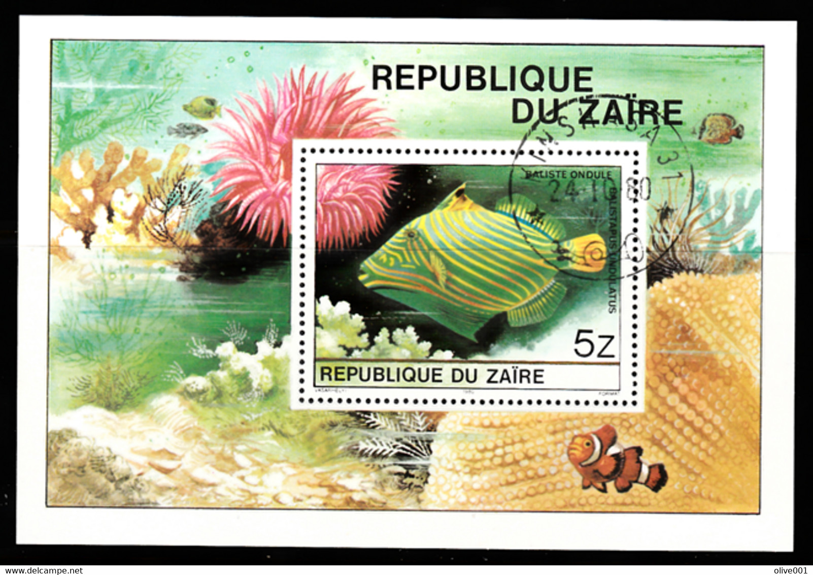 BF De 1980 - Faune Marine Tropicale - Poisson. - Y&T BF N° 23 Obli (0) - Used - Oblitérés