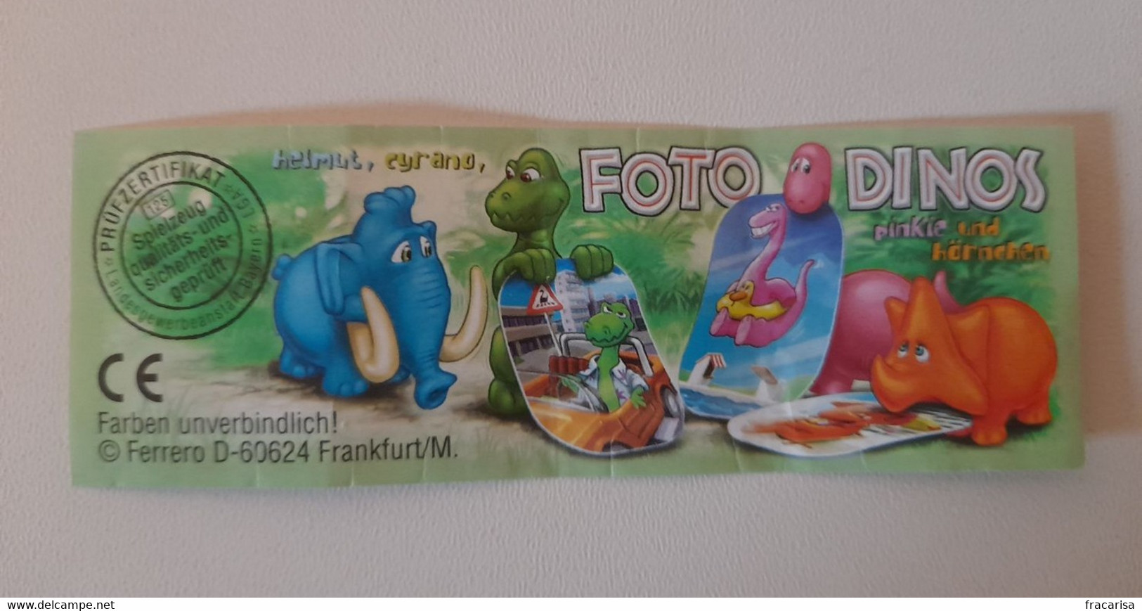 KINDER SURPRISE 2002 Deutch :         BPZ : 610771 - Instructions