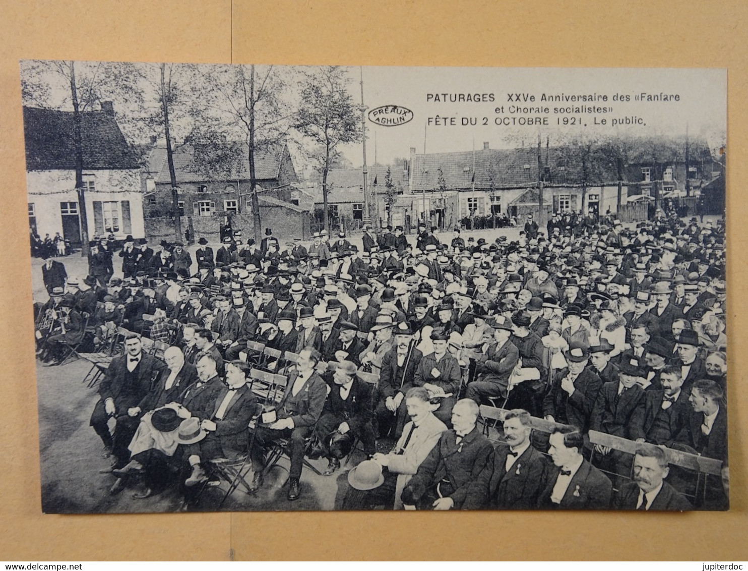 Lot 3 CPA Paturages XXVe Anniversaire Des "Fanfare Et Chorale Socialistes" Fête Du 2 Octobre 1921 - Colfontaine