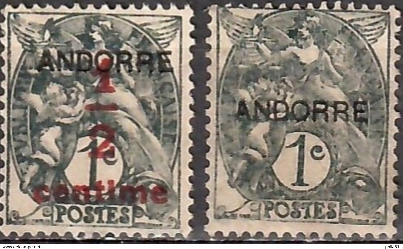 ANDORRE--- N°1 & 2 ---OBL VOIR SCAN - Used Stamps